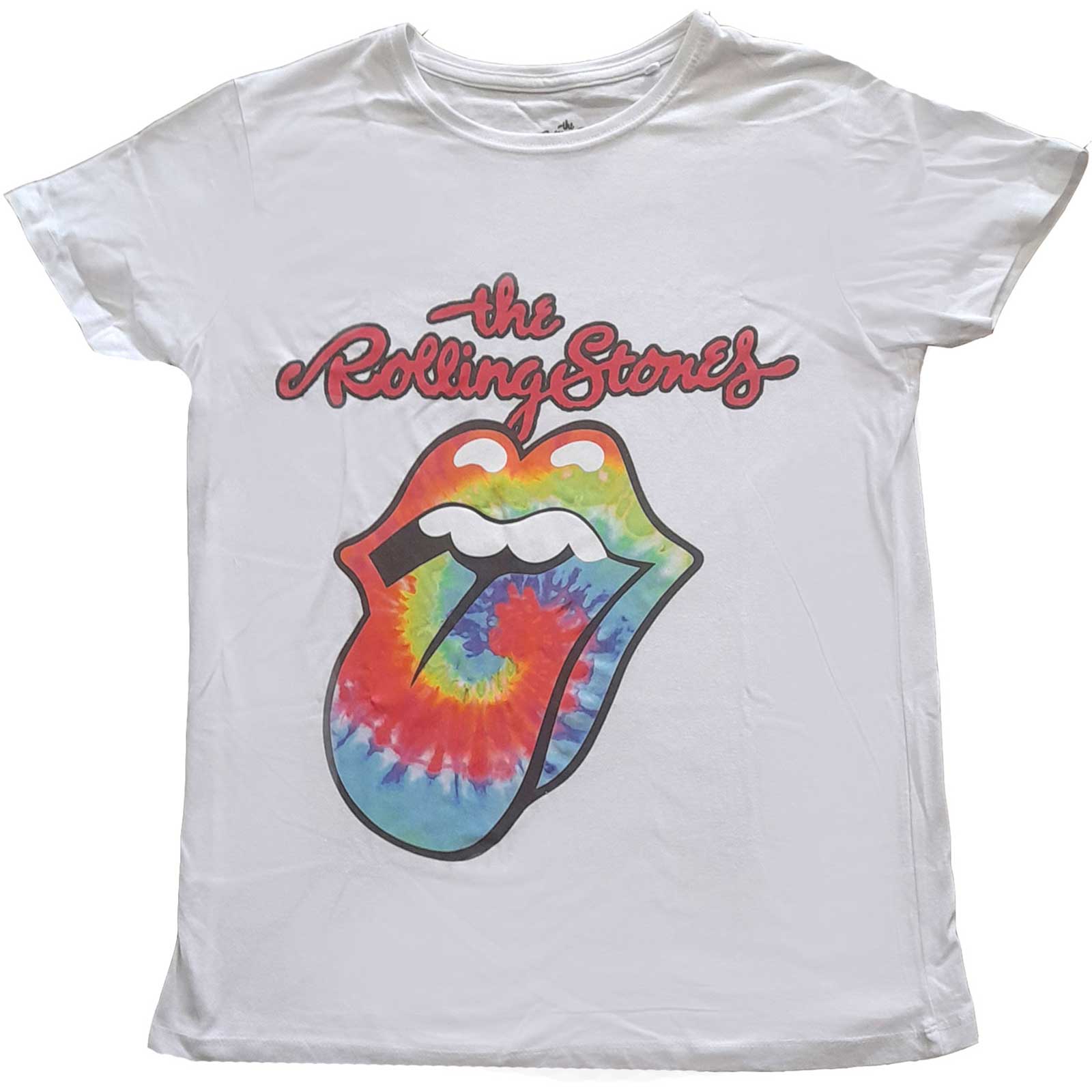 The Rolling Stones Ladies T-Shirt: Multicolour Tongue (8)