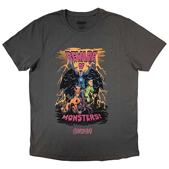 Scooby Doo Unisex T-Shirt: Beware Of Monsters (Small)