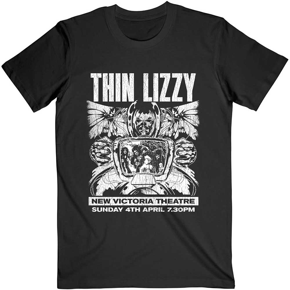 Thin Lizzy Unisex T-Shirt: Jailbreak Flyer (XX-Large)