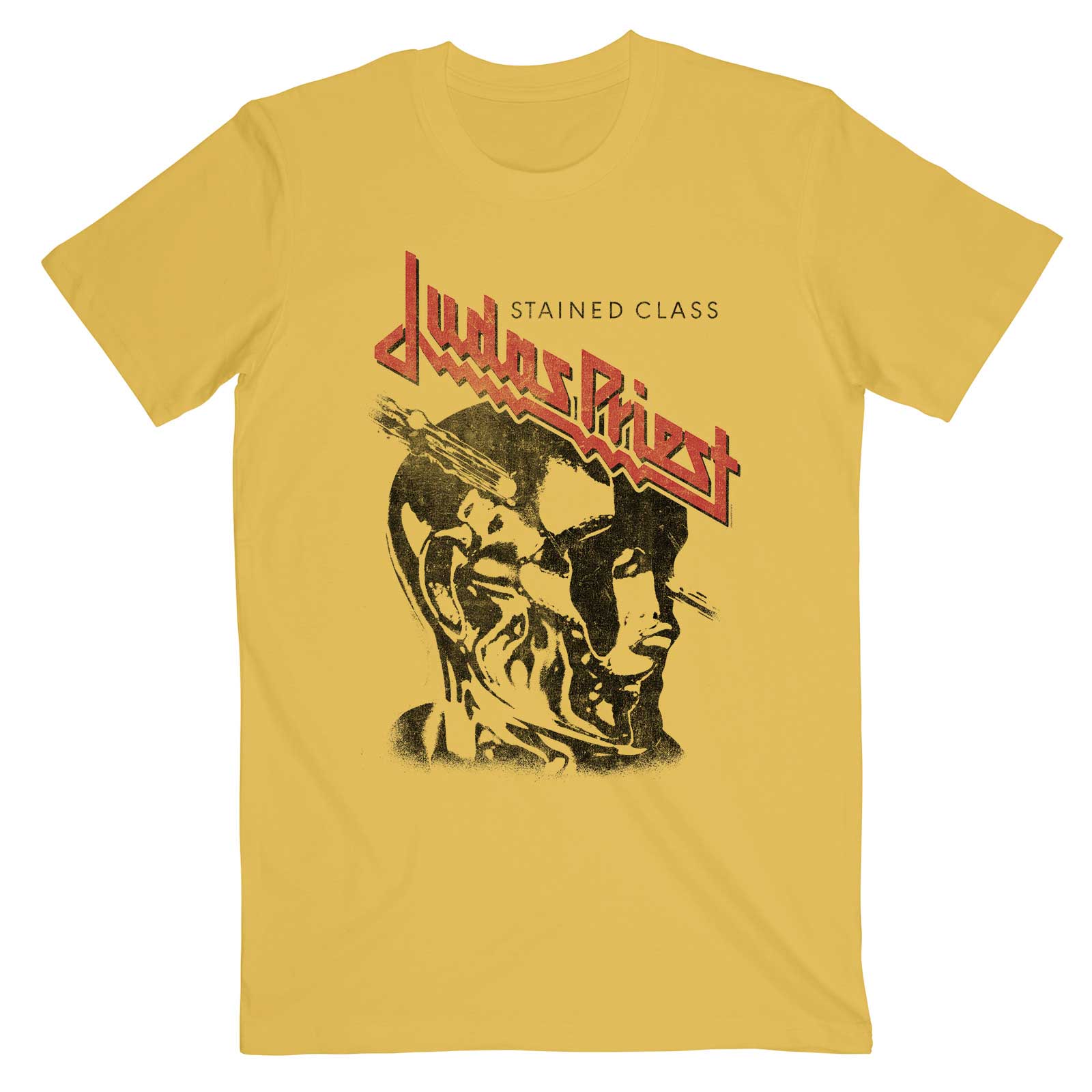Judas Priest Unisex T-Shirt: Stained Class Vintage Head (XX-Large)