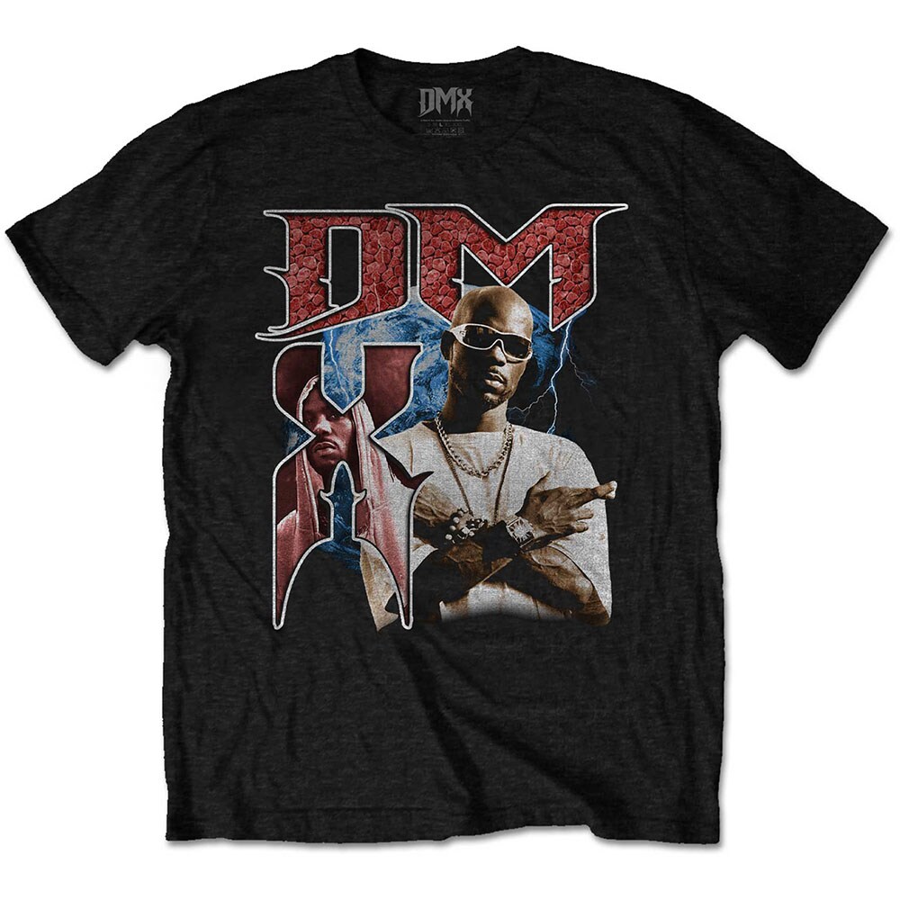 DMX Unisex T-Shirt: Bootleg Red (Small)