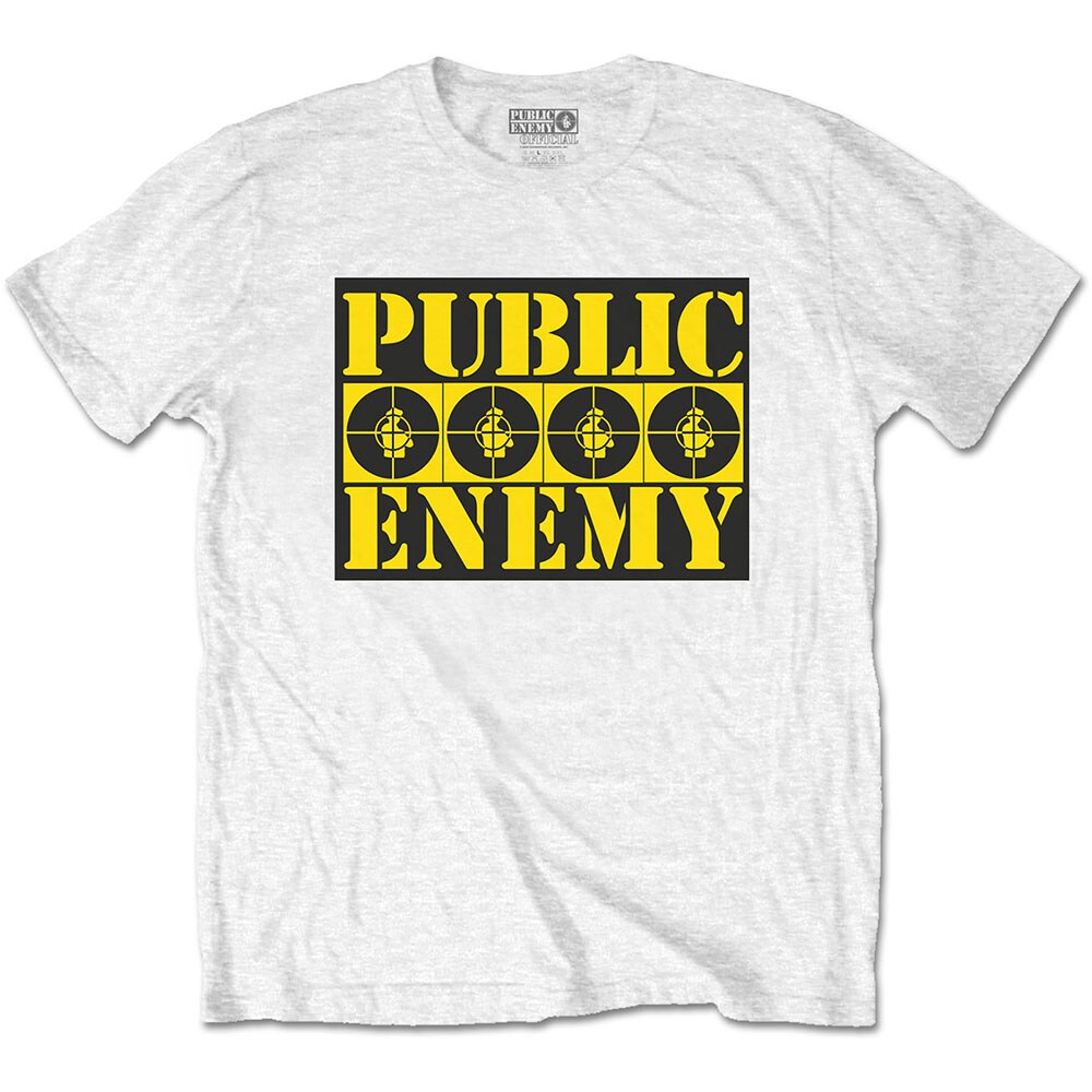 Public Enemy Unisex T-Shirt: Four Logos (X-Large)