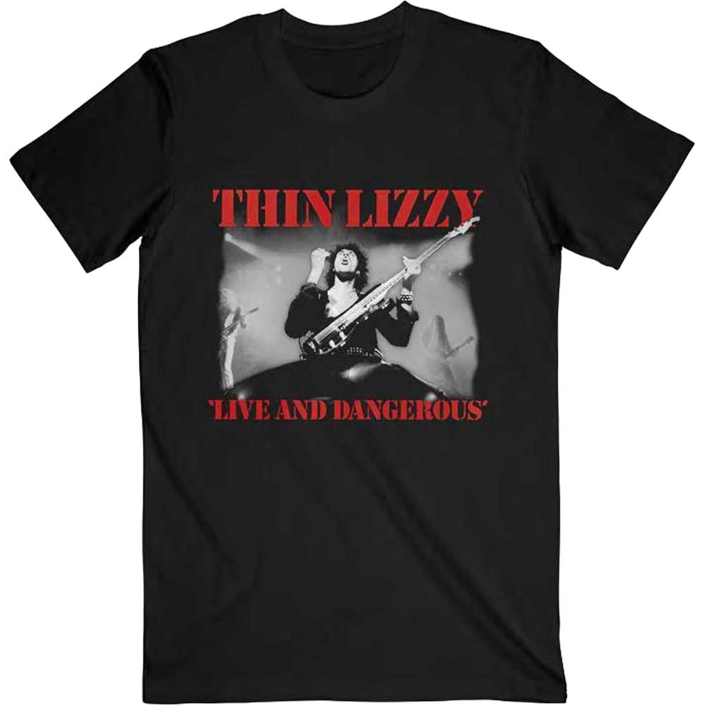 Thin Lizzy Unisex T-Shirt: Live & Dangerous (X-Large)