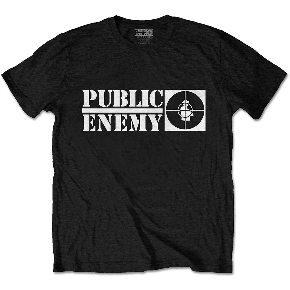 Public Enemy Unisex T-Shirt: Crosshairs Logo (X-Large)