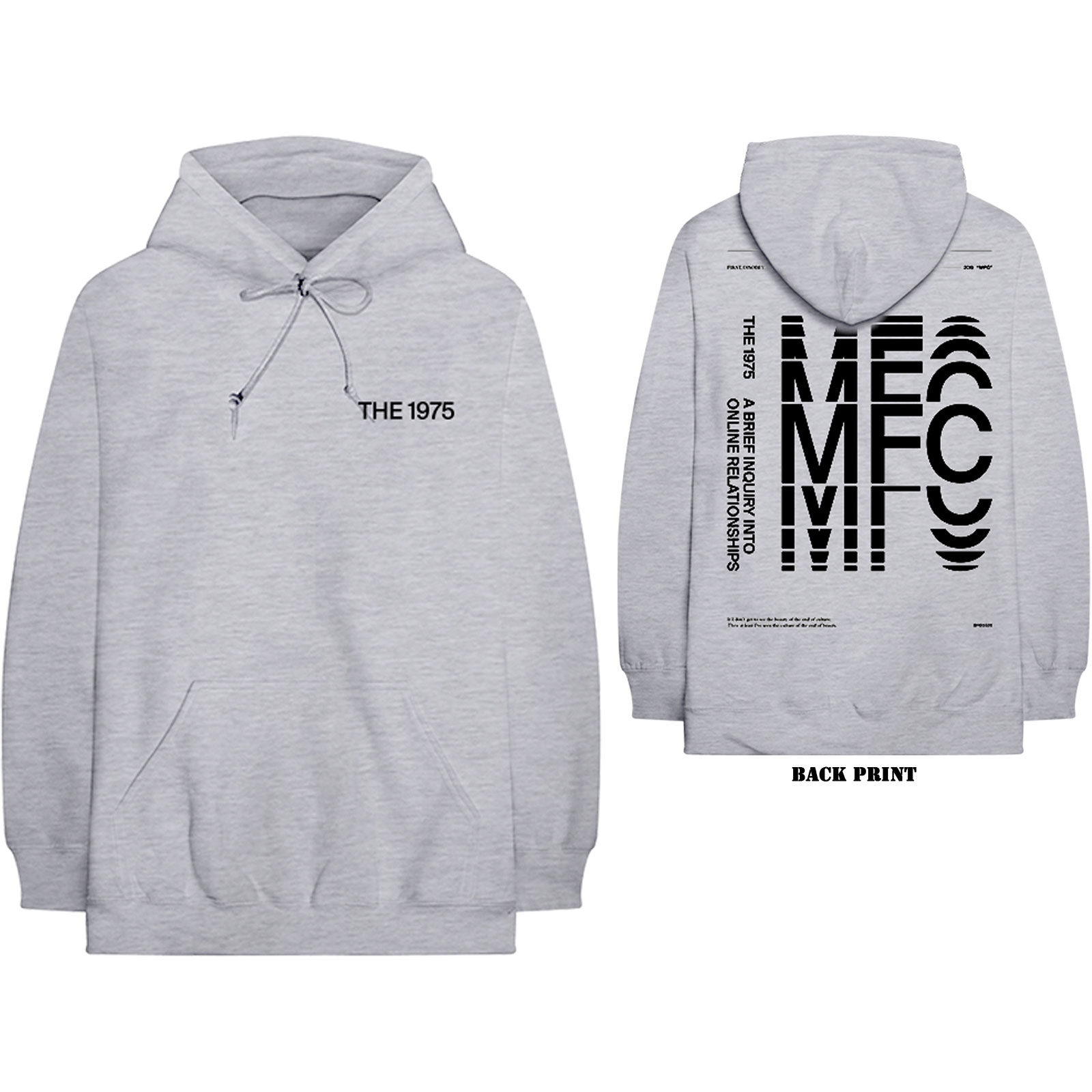 The 1975 Unisex Pullover Hoodie: ABIIOR MFC (Back Print) (XX-Large) - 2