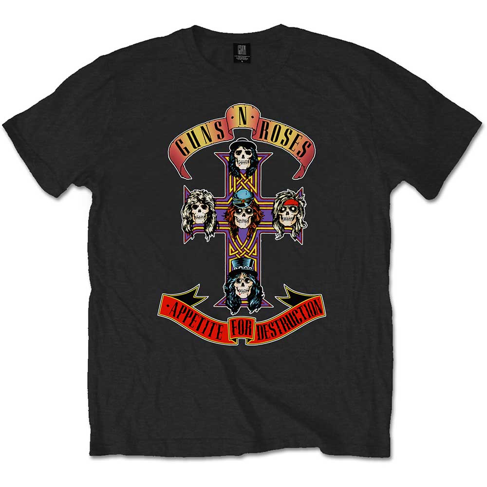 Guns N' Roses Unisex T-Shirt: Appetite for Destruction (Plus Sizes) (XXX-Large)
