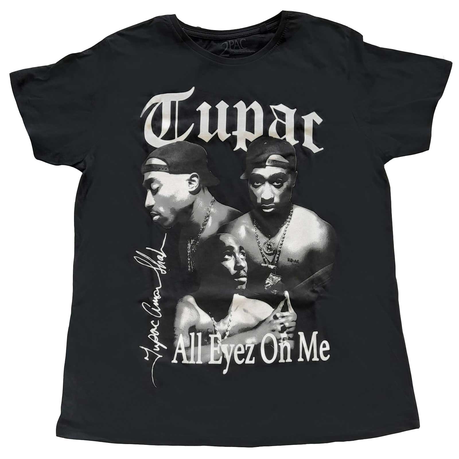 Tupac Ladies T-Shirt: All Eyez B&W (16)