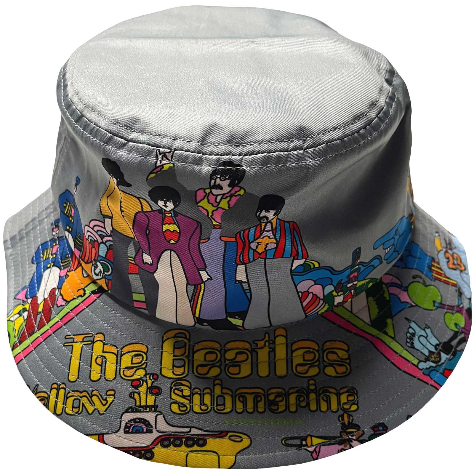 The Beatles Unisex Bucket Hat: Yellow Submarine (Small/Medium)