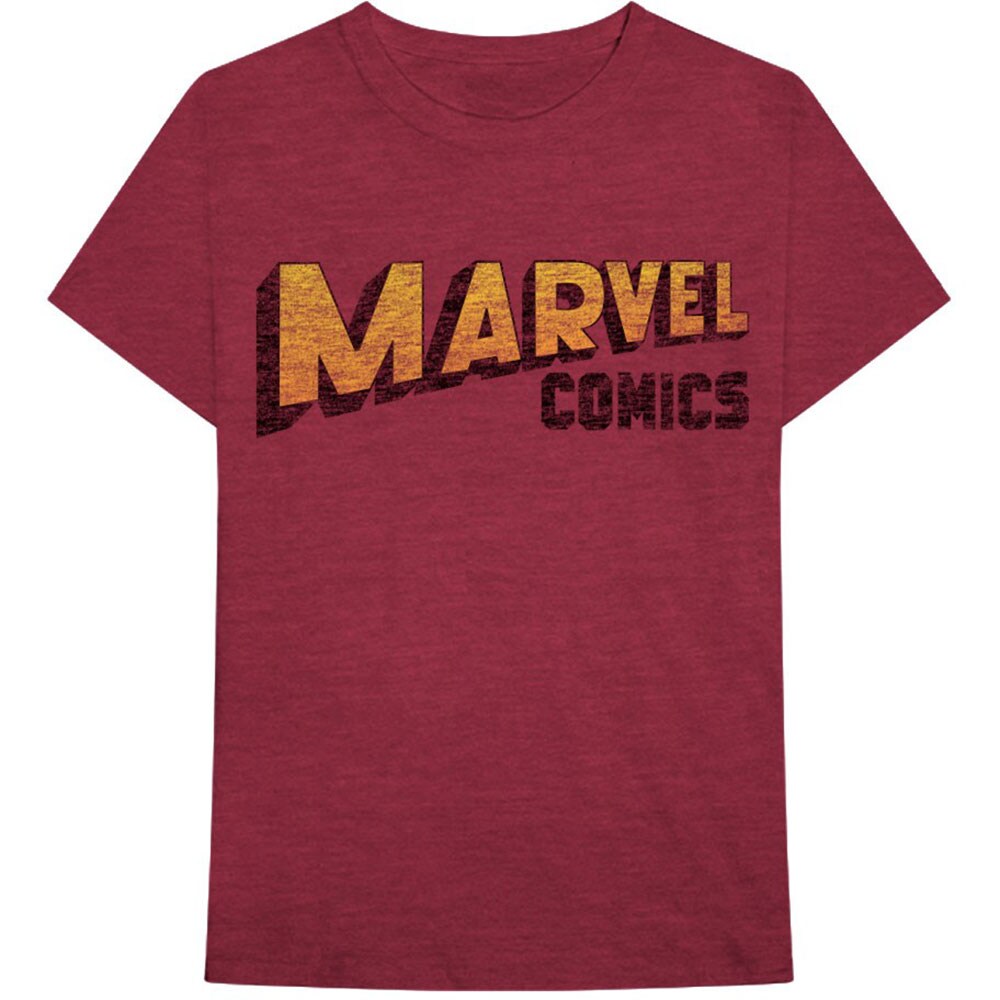 Marvel Comics Unisex T-Shirt: Warped Logo (XX-Large)