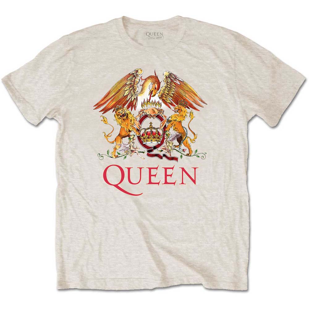 Queen Unisex T-Shirt: Classic Crest (X-Large)