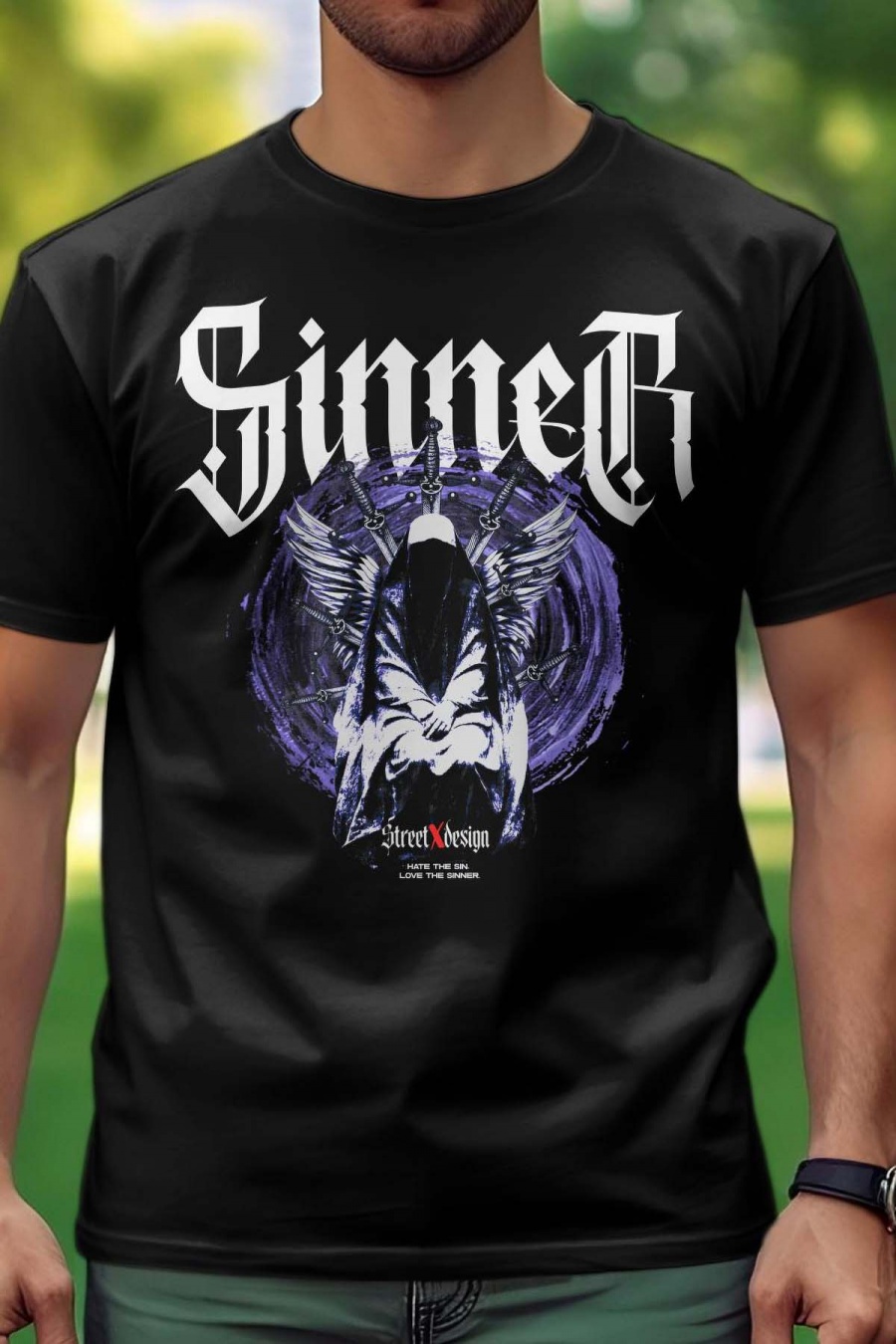 T-shirt: Sinner - Street Design