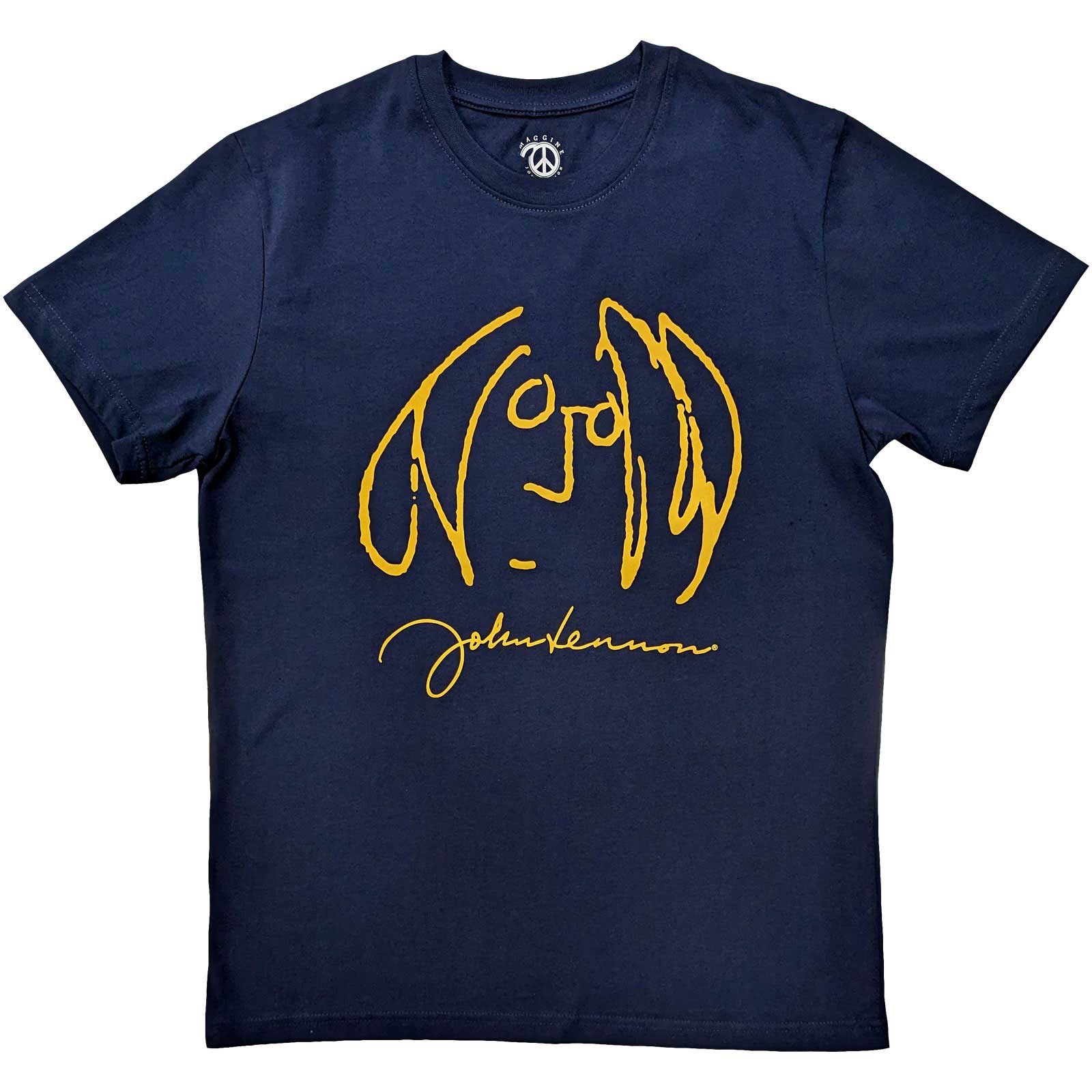 John Lennon Unisex T-Shirt: Self Portrait (Large)