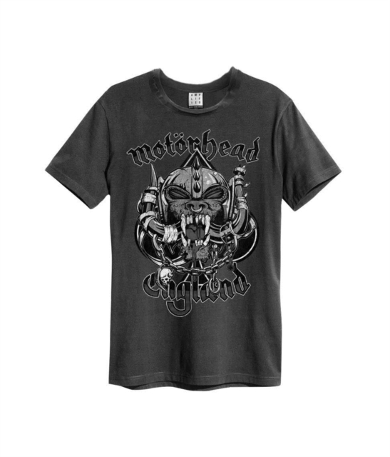 Motorhead: Snaggletooth Amplified Vintage Charcoal Small T Shirt
