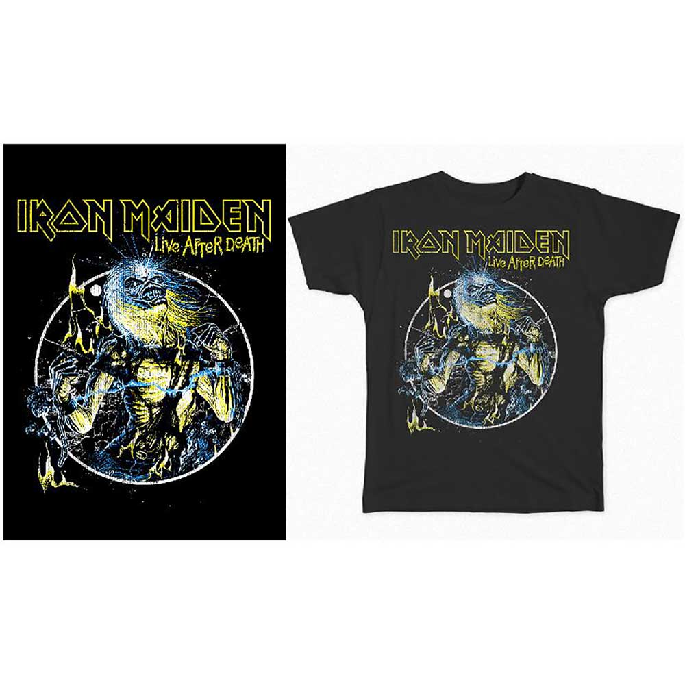 Iron Maiden Unisex T-Shirt: Live After Death (X-Large) - 2