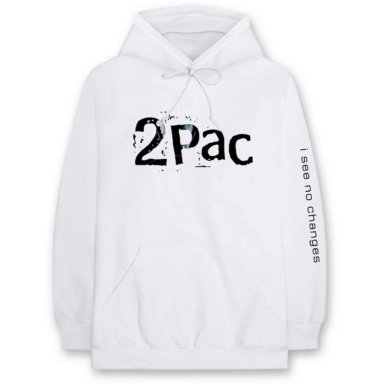Tupac Unisex Pullover Hoodie: I See No Changes (XX-Large) - 2