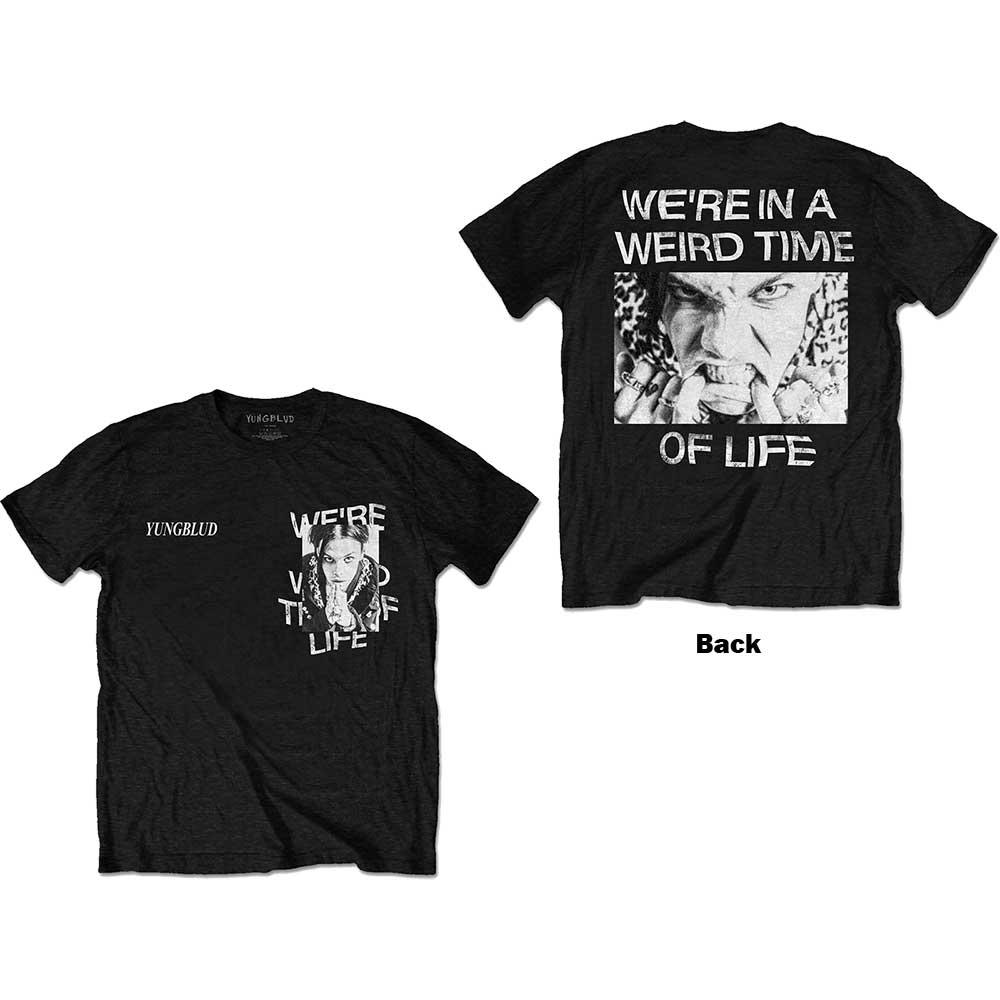 Yungblud Unisex T-Shirt: Weird Time Of Life (Back Print) (X-Large)