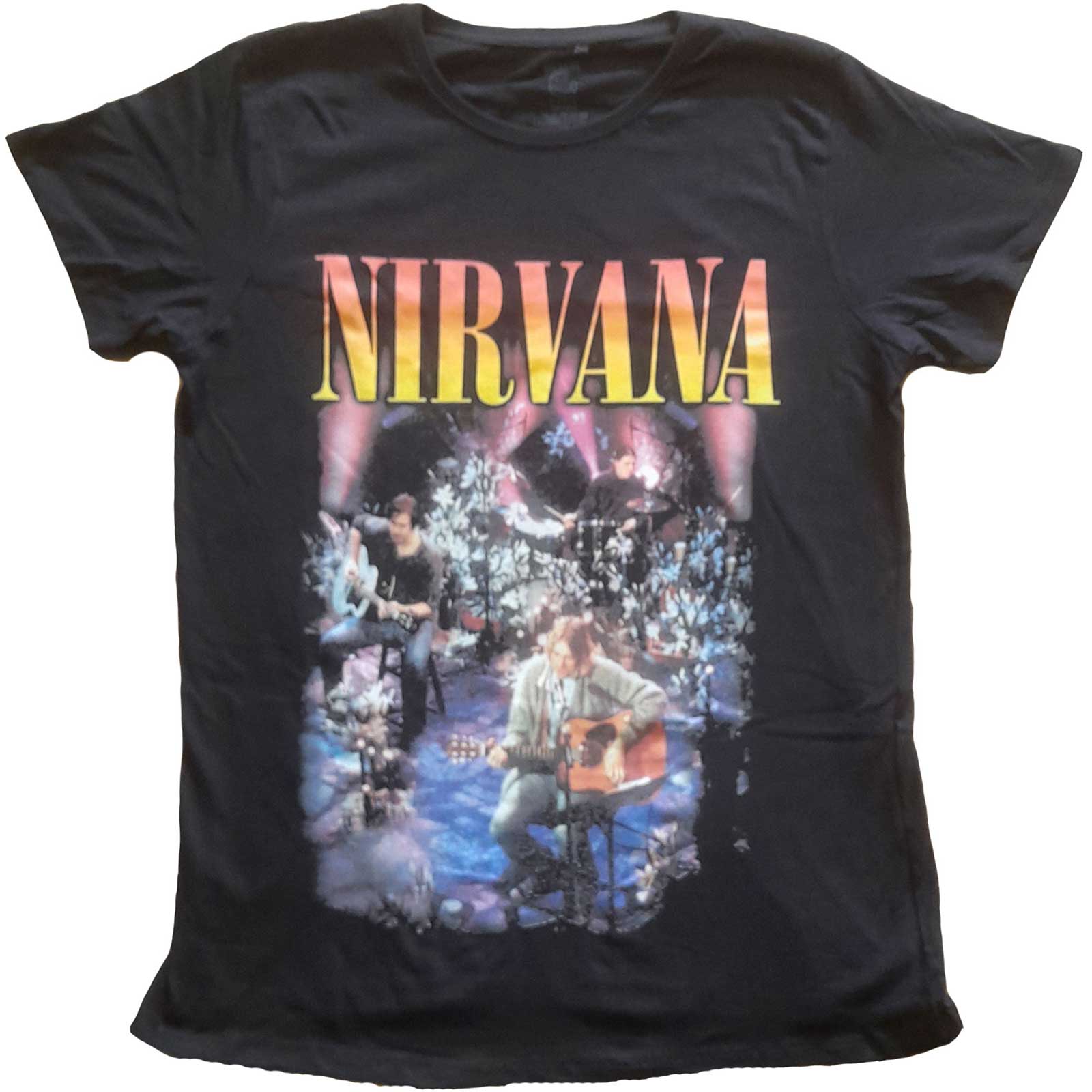 Nirvana Ladies T-Shirt: Unplugged Photo (18)
