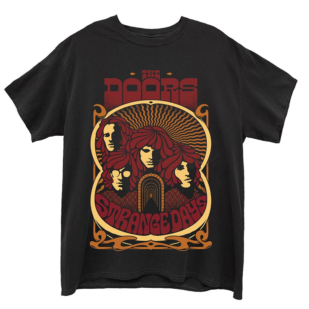 The Doors Unisex T-Shirt: Strange Days Vintage Poster (Medium)