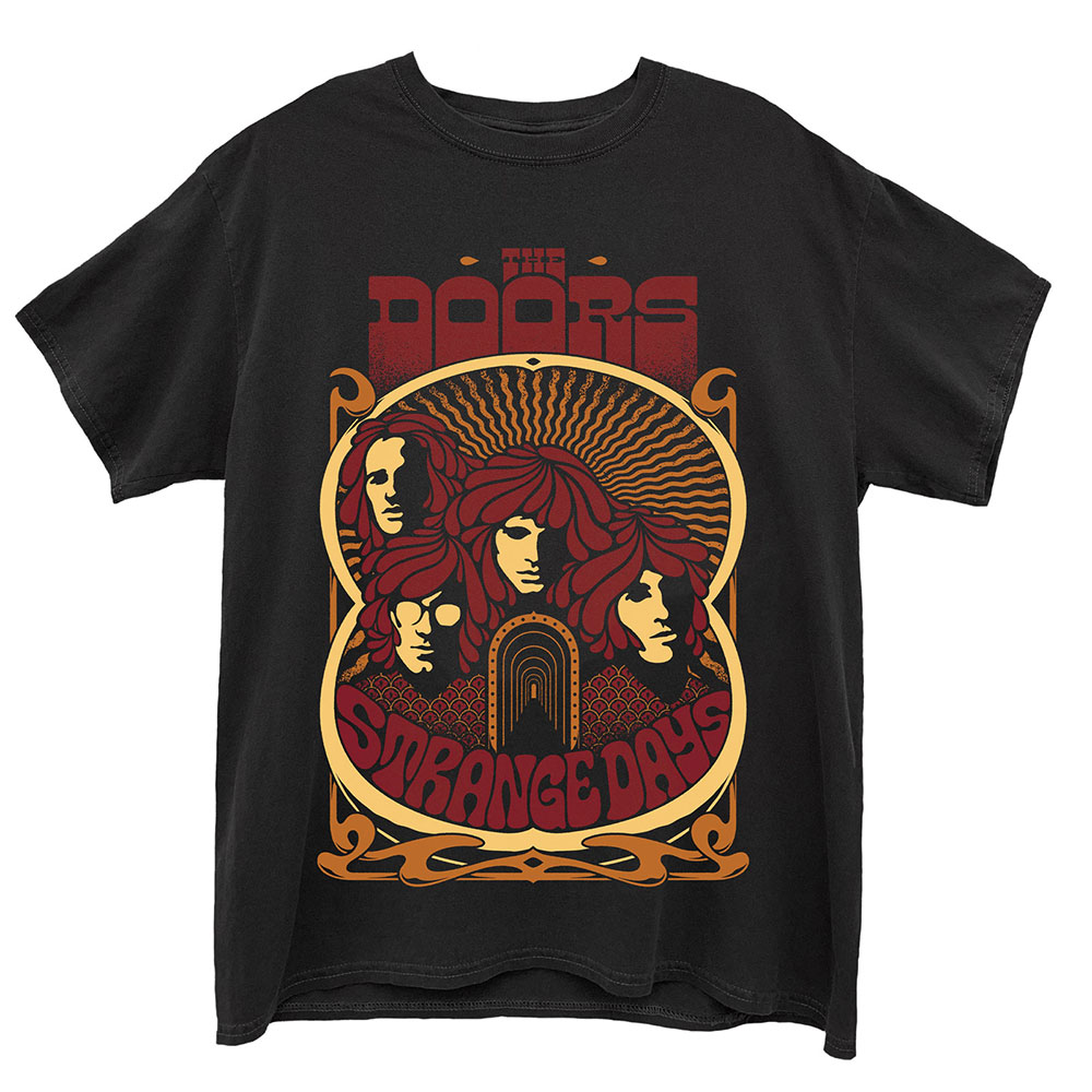The Doors Unisex T-Shirt: Strange Days Vintage Poster (XX-Large)