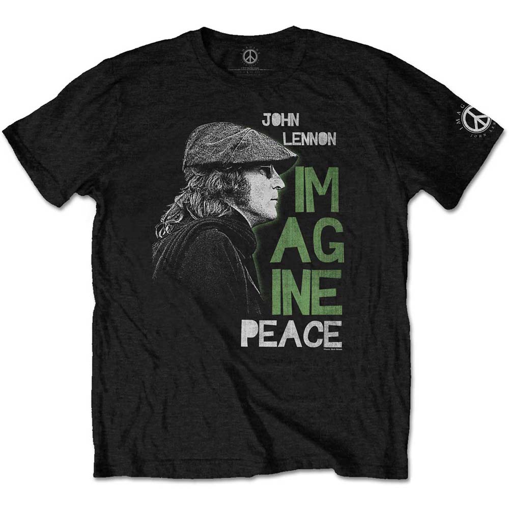 John Lennon Unisex T-Shirt: Imagine Peace (X-Large)