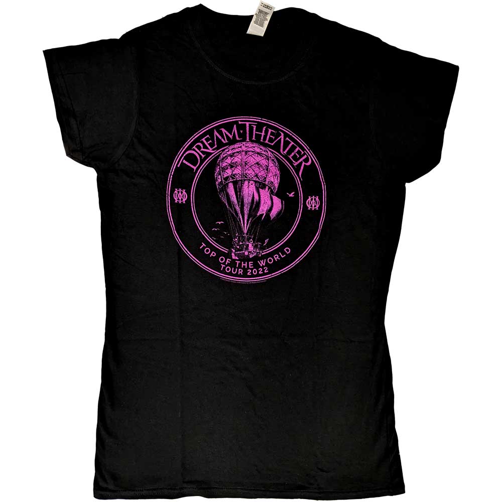 Dream Theater Ladies T-Shirt: Hot Air Balloon TOTW Tour 2022 (Ex-Tour) (X-Large)
