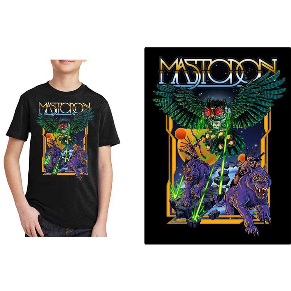 Mastodon Kids T-Shirt: Space Owl (5-6 Years)