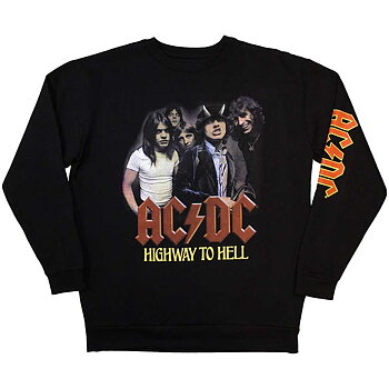 AC/DC Unisex Sweatshirt: H2H Band (Sleeve Print) (XX-Large)
