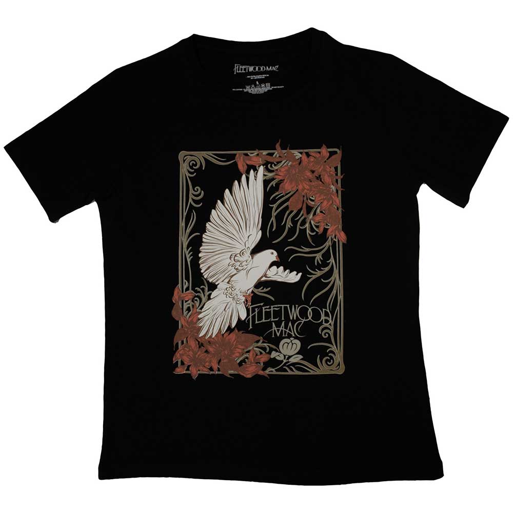 Fleetwood Mac Ladies T-Shirt: Dove (Small)
