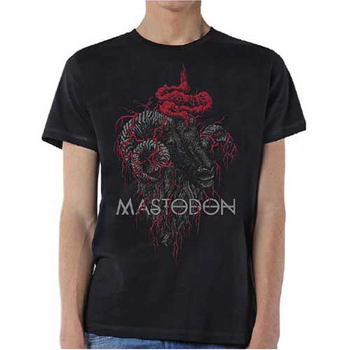 Mastodon Unisex T-Shirt: Rams Head Colour (Large) - 2