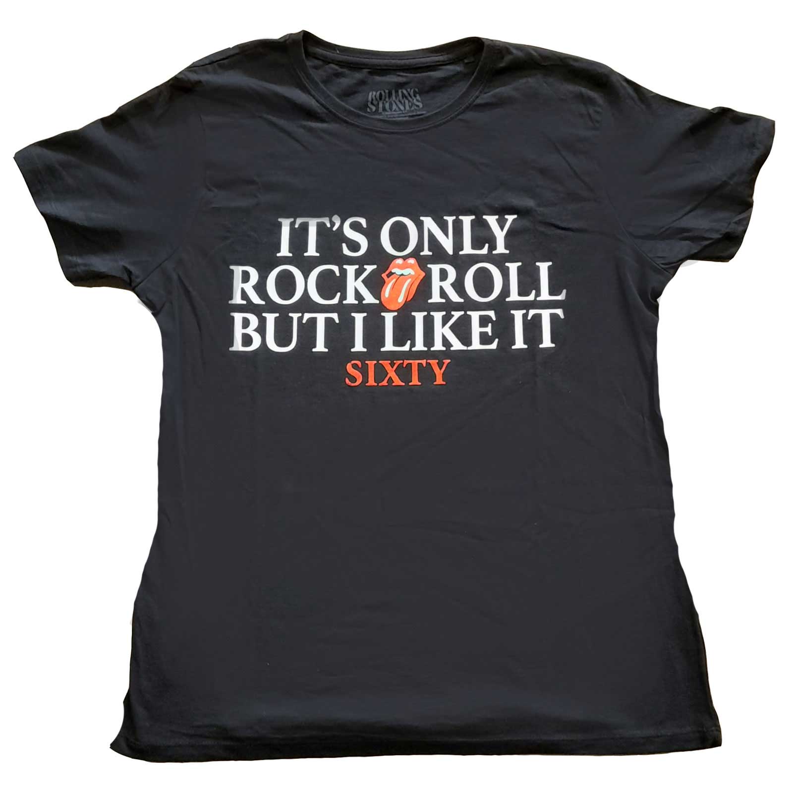The Rolling Stones Ladies T-Shirt: Sixty It's only R&R but I like it (Foiled) (Medium)