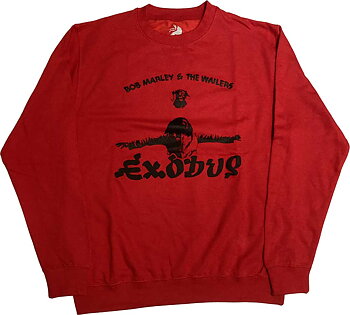 Bob Marley Unisex Sweatshirt: Exodus Arms Outstretched (Hi-Build) (Small)