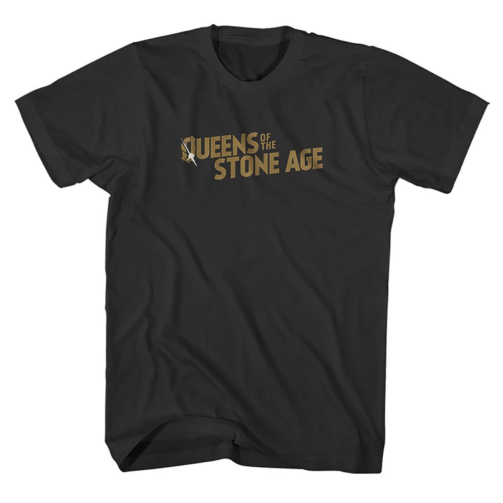 Queens Of The Stone Age Unisex T-Shirt: Bullet Shot Logo (Medium)