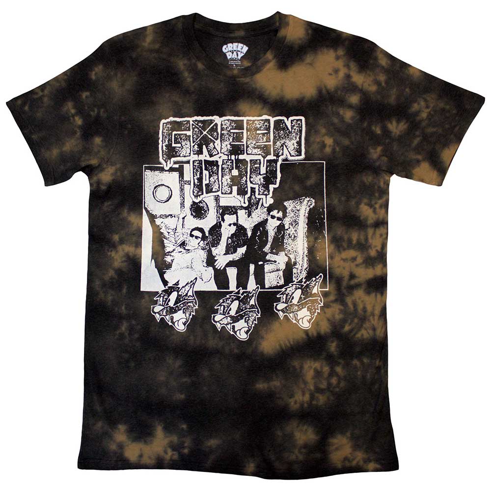Green Day Unisex T-Shirt: Rev Radio (Wash Collection) (Small)