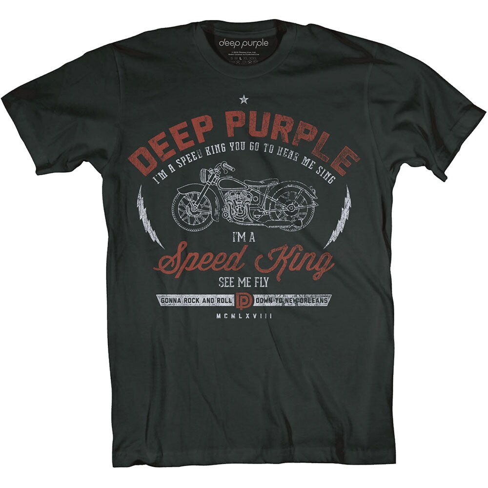 Deep Purple Unisex T-Shirt: Speed King (XX-Large)