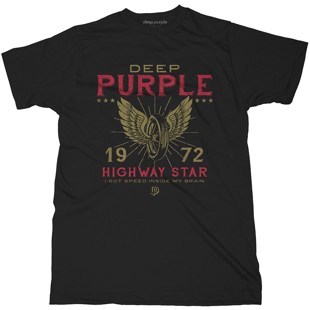 Deep Purple Unisex T-Shirt: Highway Star (Medium)