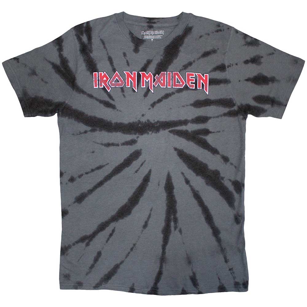 Iron Maiden Unisex T-Shirt: Logo (Wash Collection) (Small)