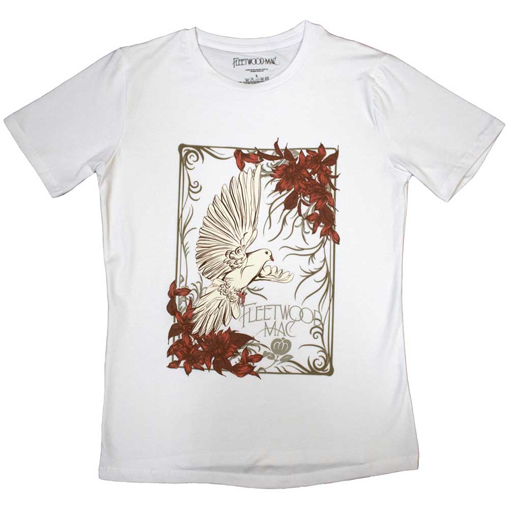 Fleetwood Mac Ladies T-Shirt: Dove (Medium)