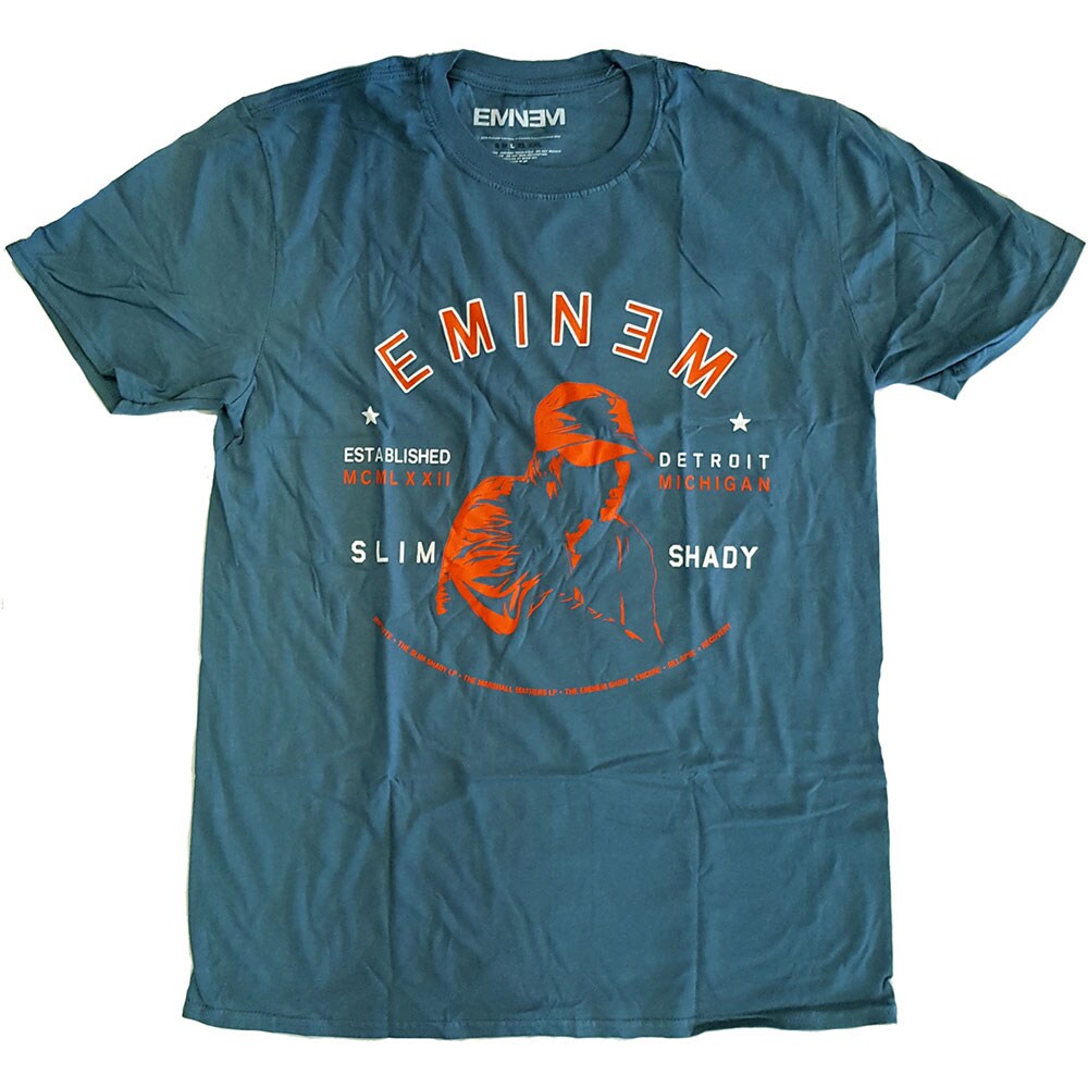 Eminem Unisex T-Shirt: Detroit Portrait (XX-Large) - 2