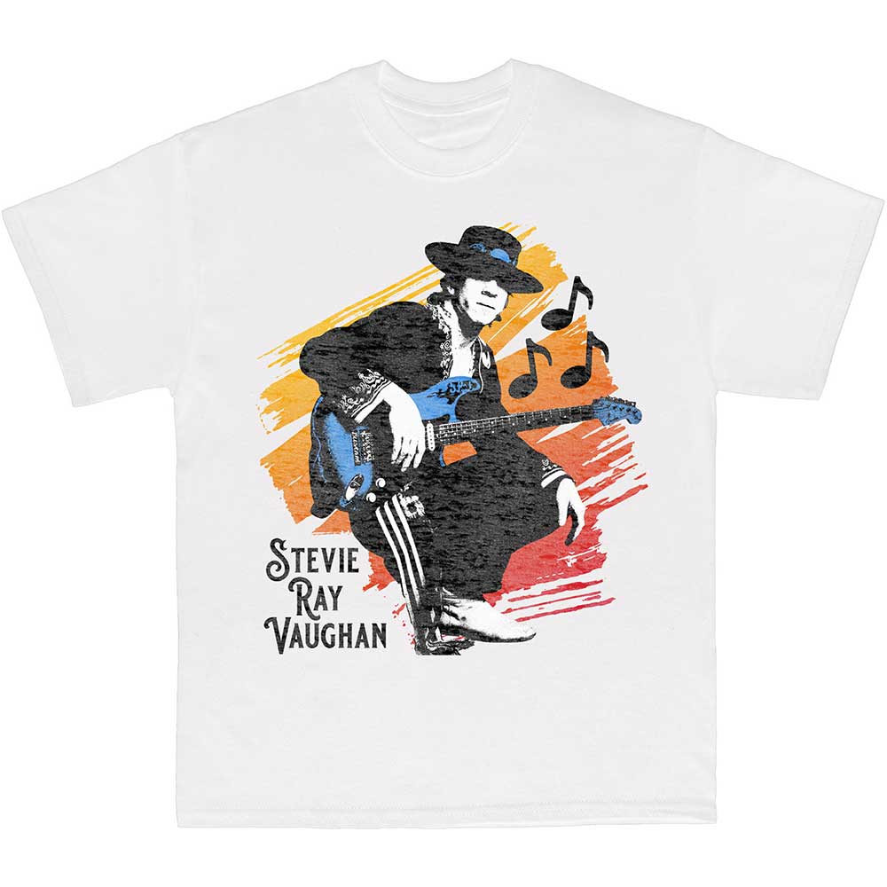 Stevie Ray Vaughan Unisex T-Shirt: Stevie (Small)