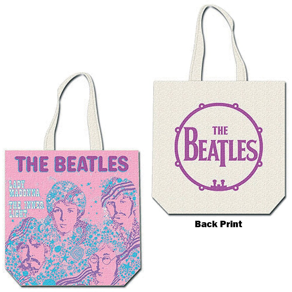 The Beatles Cotton Tote Bag: Lady Madonna (Back Print) - 2
