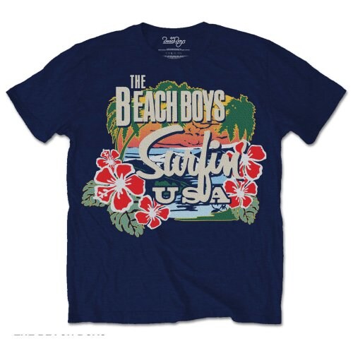 The Beach Boys Unisex T-Shirt: Surfin USA Tropical (XX-Large) - 2