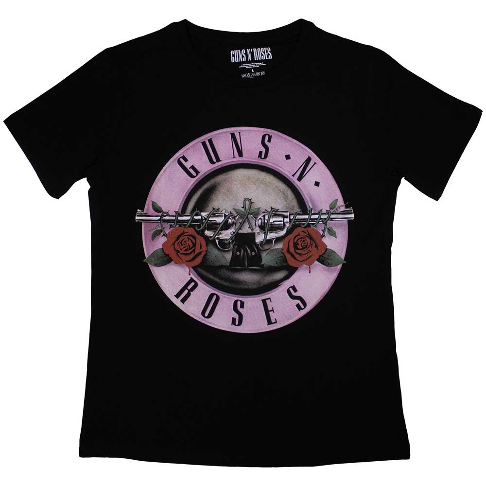 Guns N' Roses Ladies T-Shirt: Classic Logo (Small)