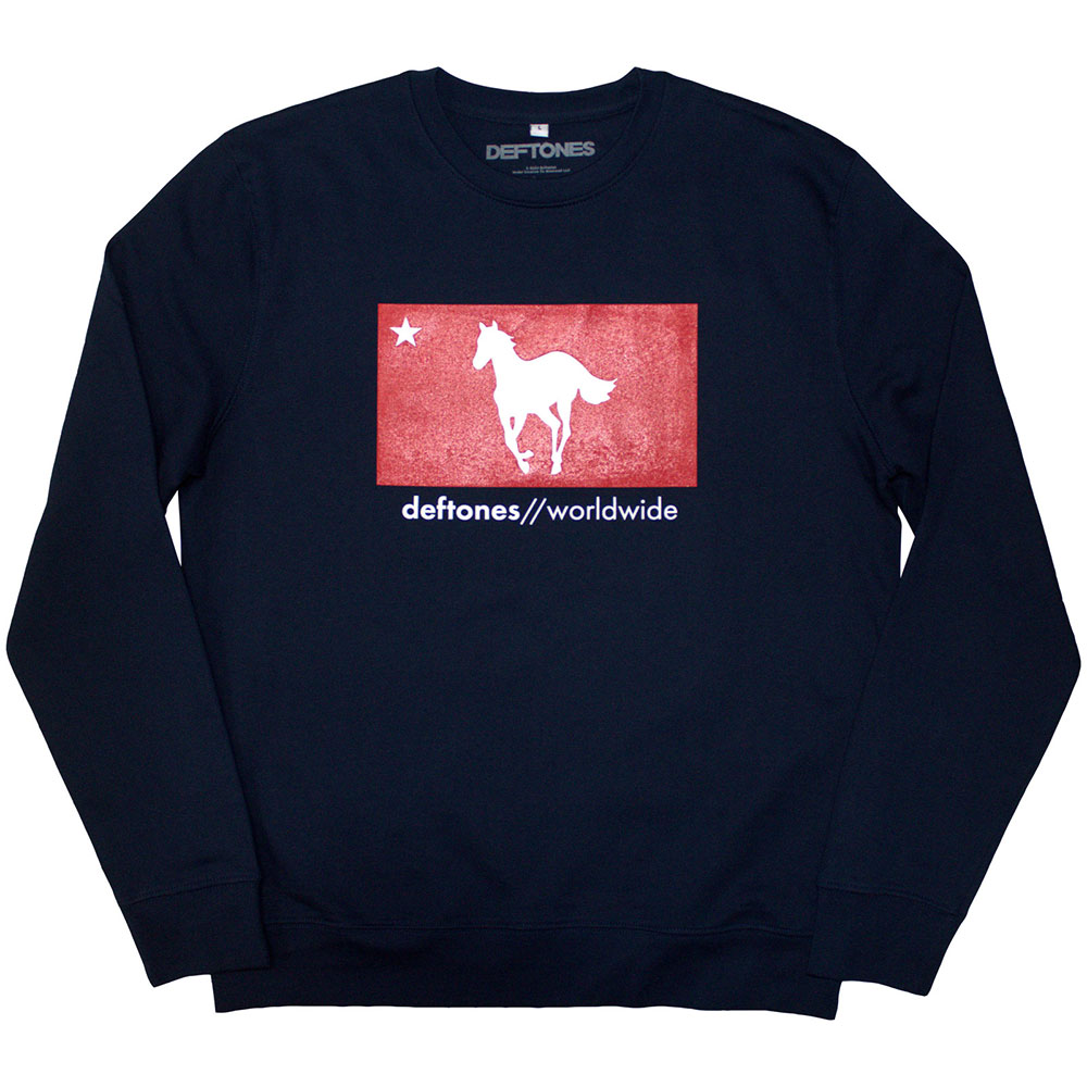 Deftones Unisex Sweatshirt: Star & Pony (Small)