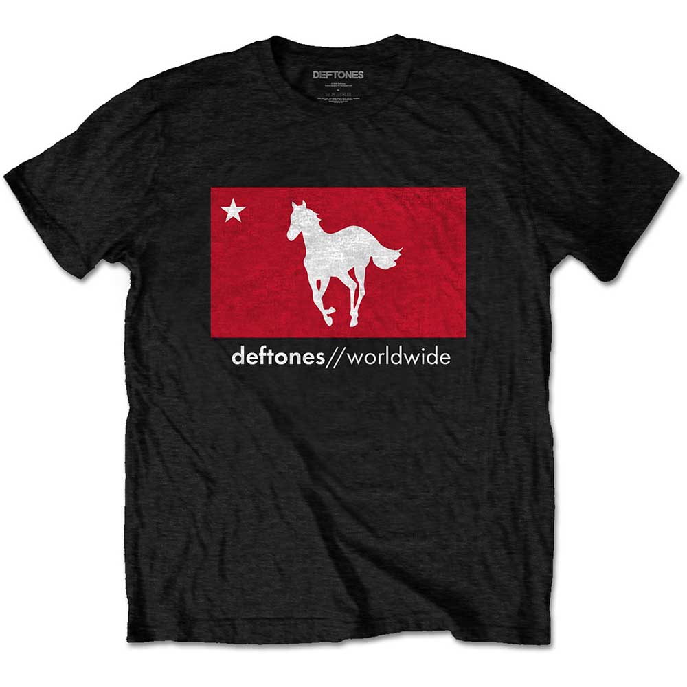 Deftones Unisex T-Shirt: Star & Pony (XX-Large)