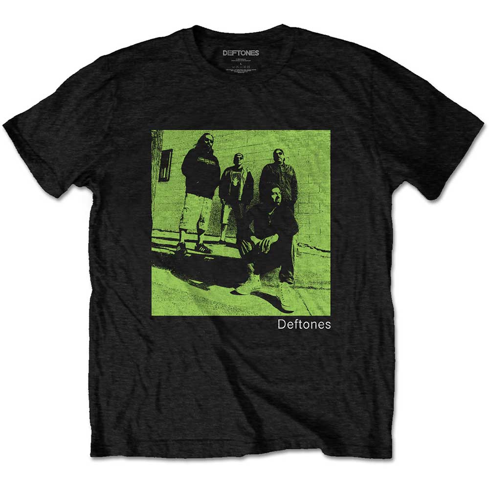 Deftones Unisex T-Shirt: Green Photo (X-Large)