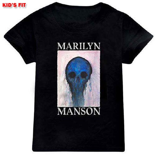 Marilyn Manson Kids T-Shirt: Halloween Painted Hollywood (9-10 Years)
