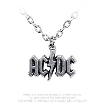 Halsband: AC/DC- Lightning Logo Pendant