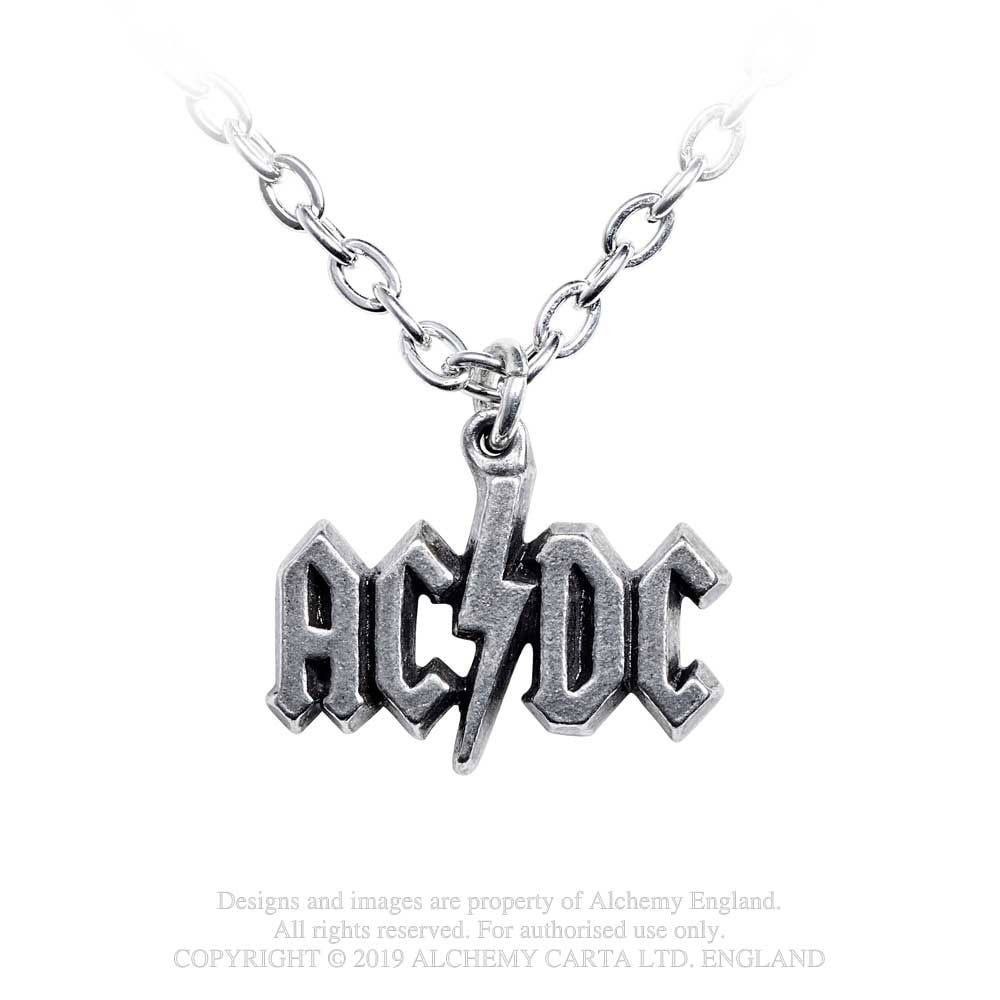 Necklace: AC/DC - Lightning Logo Pendant