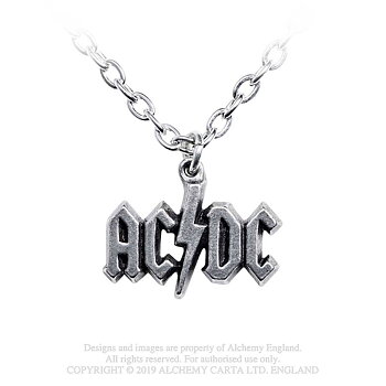 Halsband: AC/DC- Lightning Logo Pendant