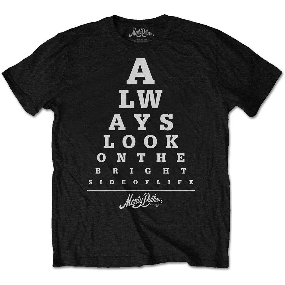 Monty Python Unisex T-Shirt: Bright Side Eye Test (Medium)